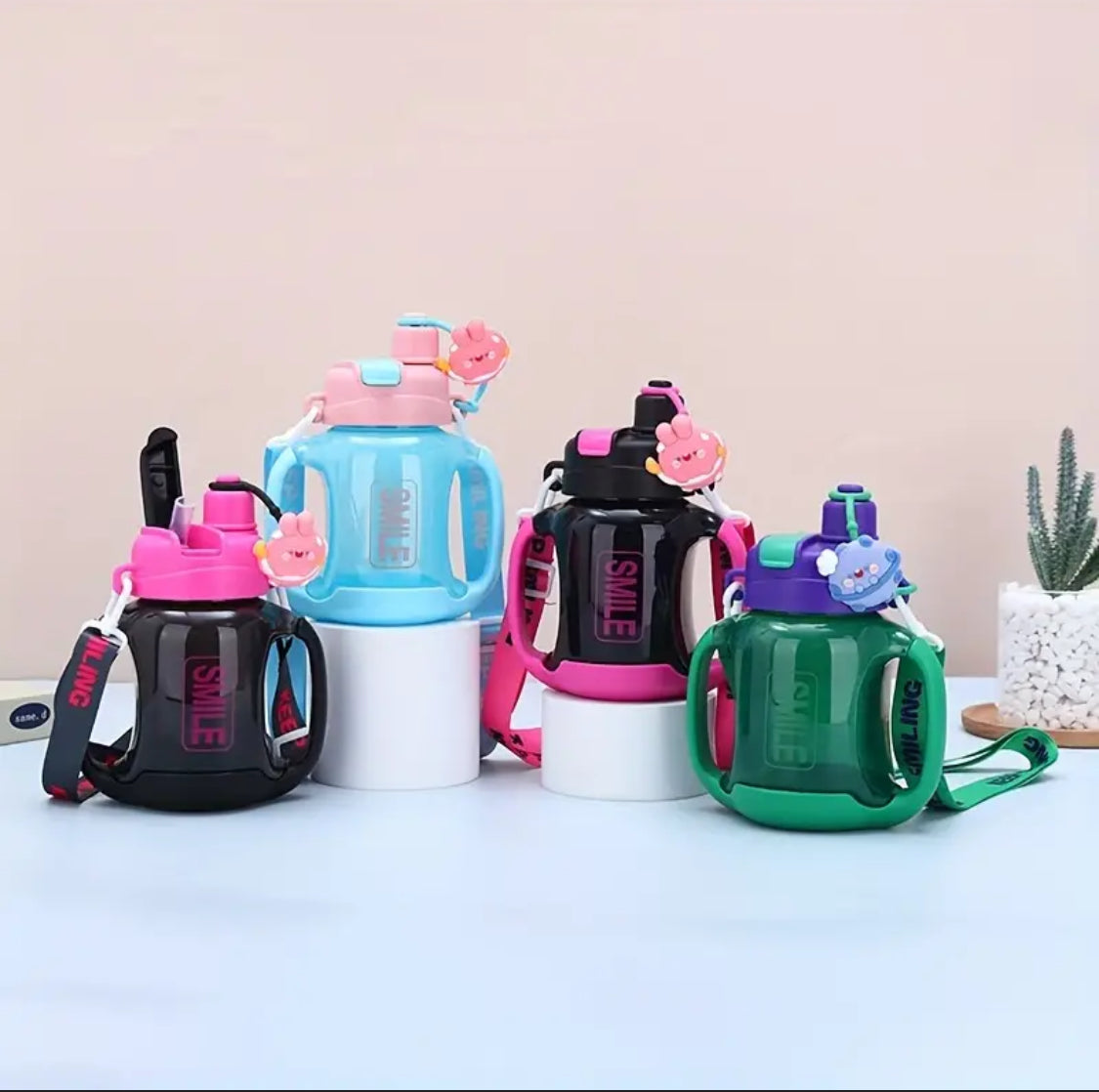 Large Capacity Cartoon Handle Bottle, Leak Proof BPS Free PC Water Bottle, Outdoor Sports Water Bottle Large Capacity Cartoon Handle Bottle, Leak Proof BPS Free PC Water Bottle, Outdoor Sports Water Bottle